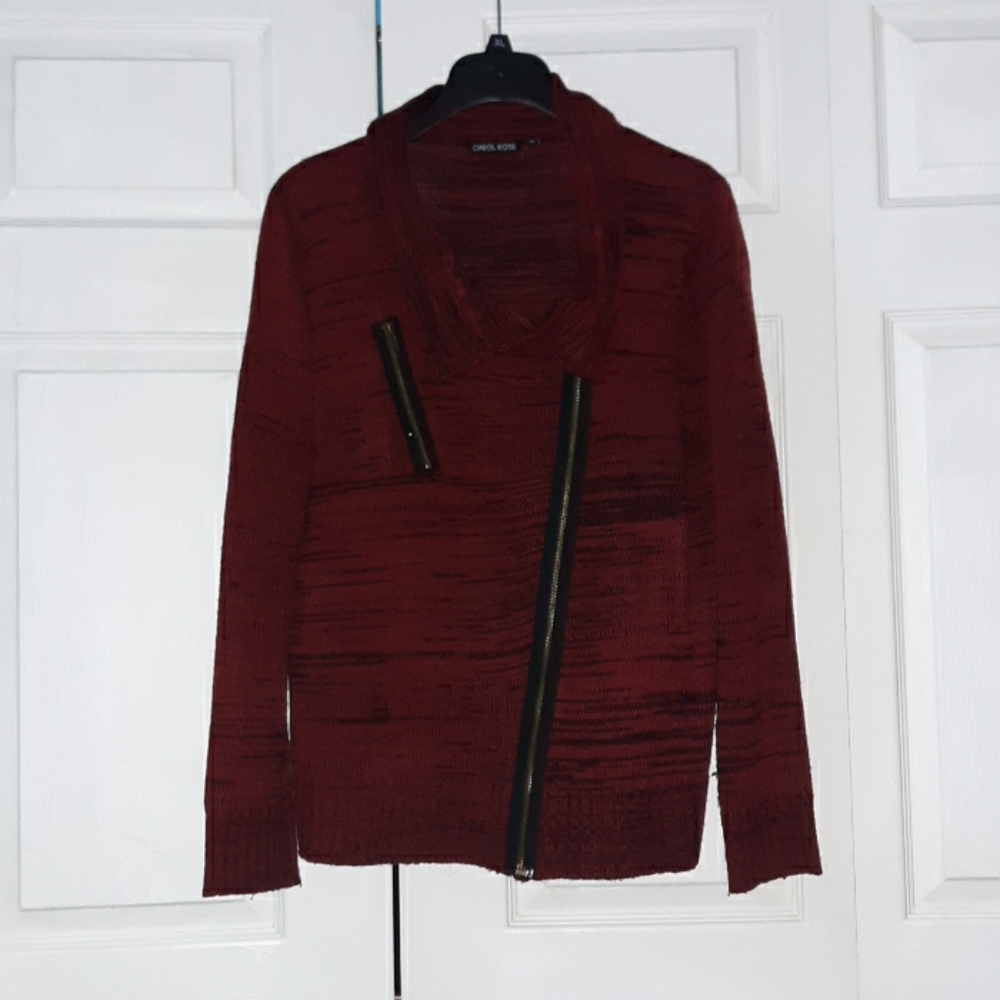 ❗️CLEARANCE❗️Carol Rose Women’s Zip Sweater